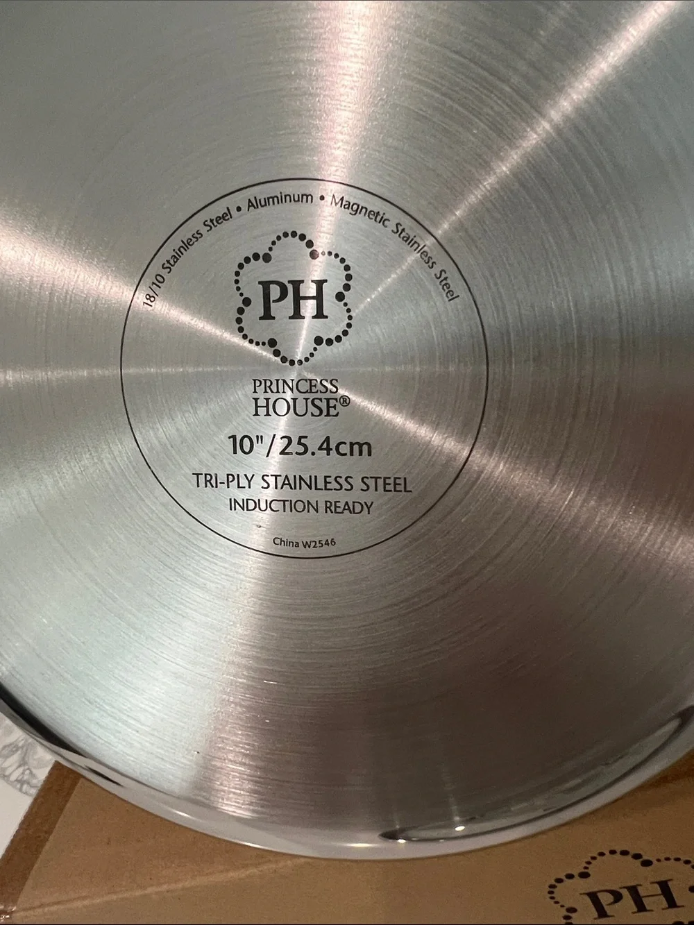 Princess House Stainless  steel Saute  PAN..